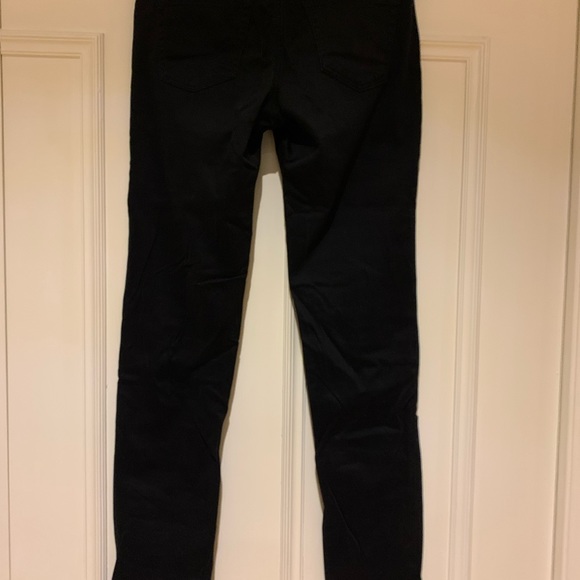 Ag Adriano Goldshmied Jeans Size 29 Soft Black Low Rise - Picture 2 of 4